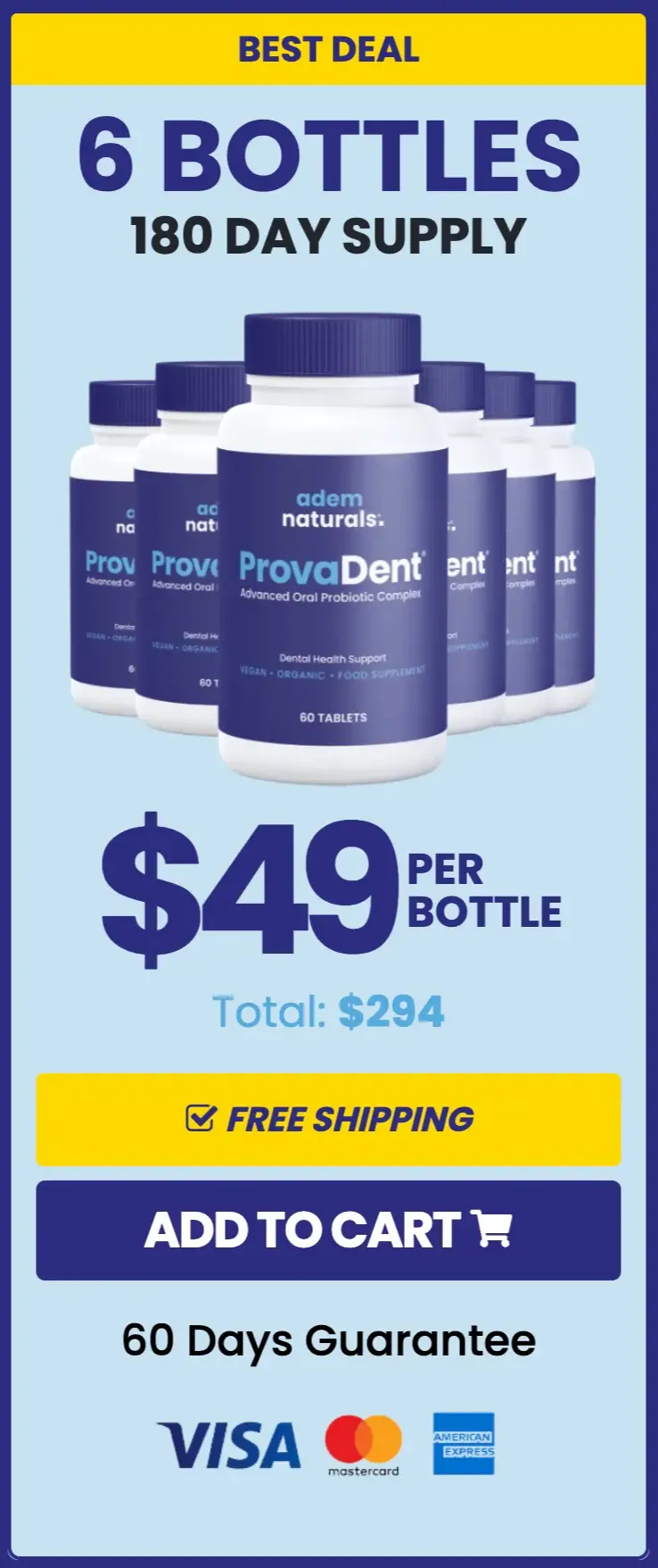 ProvaDent Buy 6 Bottles